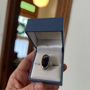 Gemstone Ring - Treak Cliff Blue Vein stone